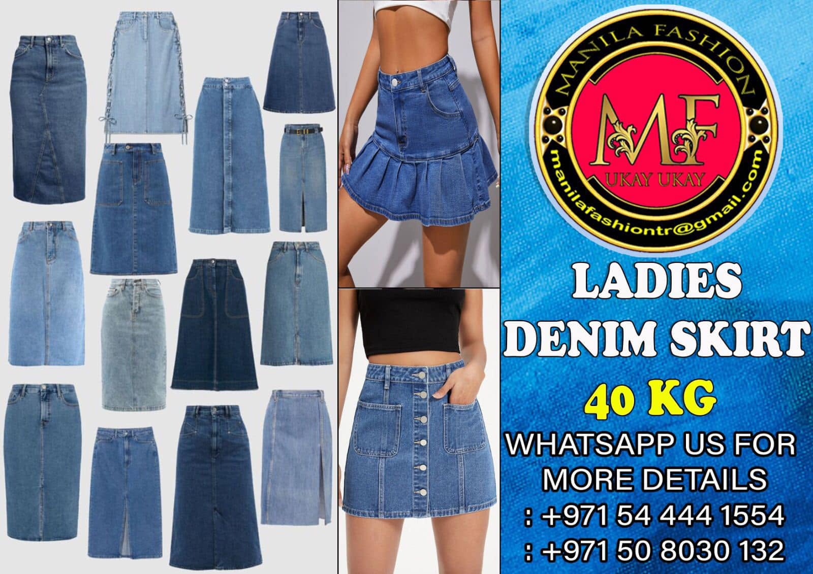 Ladies Denim Skirt · 40KG