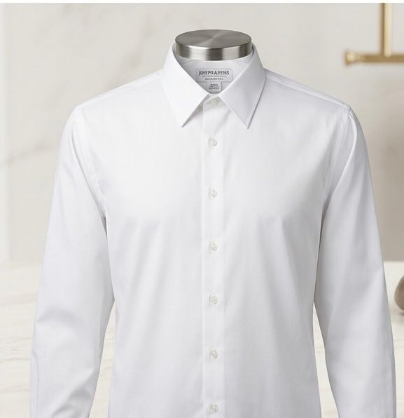White Poplin Dress Shirt