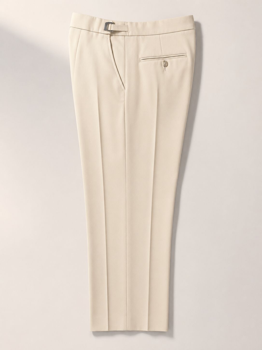 Cream Tailored Trousers